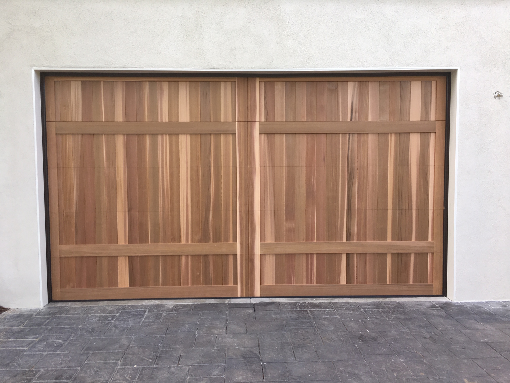 Craftsman Garage Door in Hollywood Hills California